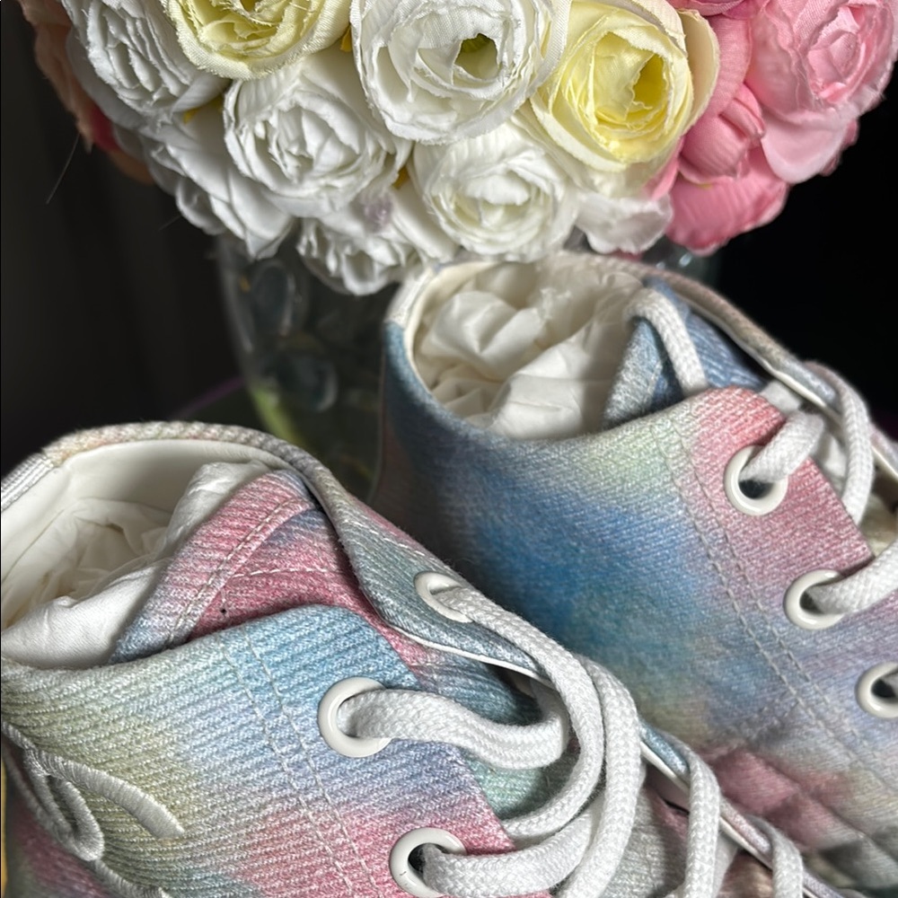 🫧CHANEL🫧🌈⭐️HOST PICK⭐️📣📣Pastel High-Top Sneakers 38.5 - Picture 13 of 14